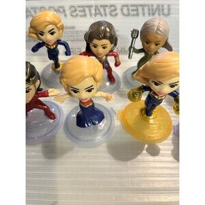 2023 McDONALD'S Disney The Marvels Super Heroes Set From Display  10 Toy Bundle